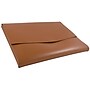 JAM Paper Leather Portfolio Case with Snap Closure, Brown, 12/Carton (2233320843B)~#|#~m002765482_sc7