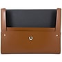 JAM Paper Leather Portfolio Case with Snap Closure, Brown, 12/Carton (2233320843B)~#|#~m002765484_sc7
