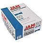 JAM Paper Laminated 2-Pocket Glossy Presentation Folders, Blue, 25/Pack (385GBUD)~#|#~m002765500_sc7