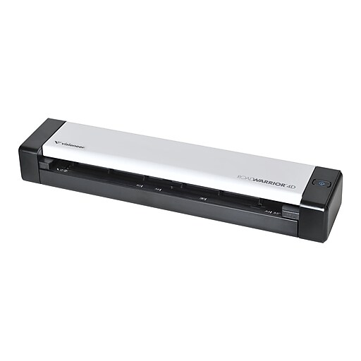 Visioneer RoadWarrior RW4DU Sheetfed Portable Scanner, Black/White