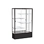Ghent Spirit 48"W x 72"H x 16"D Floor Case, Mirror Back, Dk. Bronze Finish, Black Base~#|#~m002839550_sc7