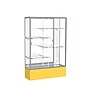 Ghent Spirit 48"W x 72"H x 16"D Floor Case, Mirror Back, Satin Finish, Golden Rod Base~#|#~m002839558_sc7