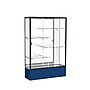 Ghent Spirit 48"W x 72"H x 16"D Floor Case, Mirror Back, Dk. Bronze Finish, Navy Base~#|#~m002839566_sc7