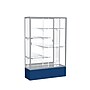 Ghent Spirit 48"W x 72"H x 16"D Floor Case, Mirror Back, Satin Finish, Navy Base~#|#~m002839568_sc7