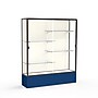 Ghent Spirit 60"W x 72"H x 16"D Floor Case, Plaque Back, Dk. Bronze Finish, Navy Base~#|#~m002839684_sc7