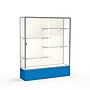 Ghent Spirit 60"W x 72"H x 16"D Floor Case, Plaque Back, Satin Finish, Royal Blue Base~#|#~m002839696_sc7