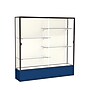 Ghent Spirit 72"W x 72"H x 16"D Floor Case, Plaque Back, Dk. Bronze Finish, Navy Base~#|#~m002839770_sc7