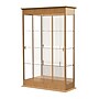 Ghent Varsity 48"W x 77"H x 18"D Lighted Floor Case, Sliding Doors, Mirror Back, Autumn Oak Finish~#|#~m002839815_sc7