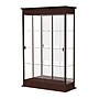 Ghent Varsity 48"W x 77"H x 18"D Lighted Floor Case, Sliding Doors, Mirror Back, Espresso Finish~#|#~m002839817_sc7