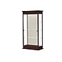 Ghent Varsity 36"W x 77"H x 18"D Lighted Floor Case, Sliding Doors, Plaque Back, Espresso Finish~#|#~m002839829_sc7