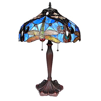 pull chain table lamp - Chloe Lighting Dragonfly 24'' Table Lamp