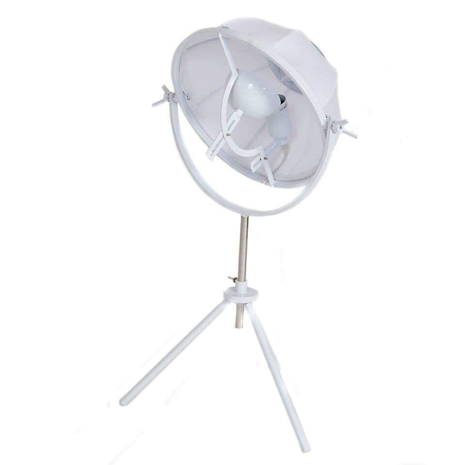 Pangea Home Mary Galen 31 H Table Lamp w/ Dome Shade; White