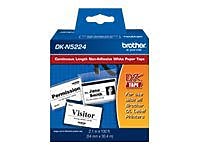 Brother DK-N5224 Non-Adhesive Wide Width Continuous Paper Labels, 2-1/10″ x 100′, Black on White (DK-N5224) Sansujyuku sansujyuku.com