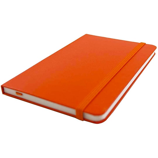 JAM Paper Professional Notebooks, 4" x 6", Wide Ruled, 70 Sheets, Orange (340528848)~#|#~m002869927_sc7