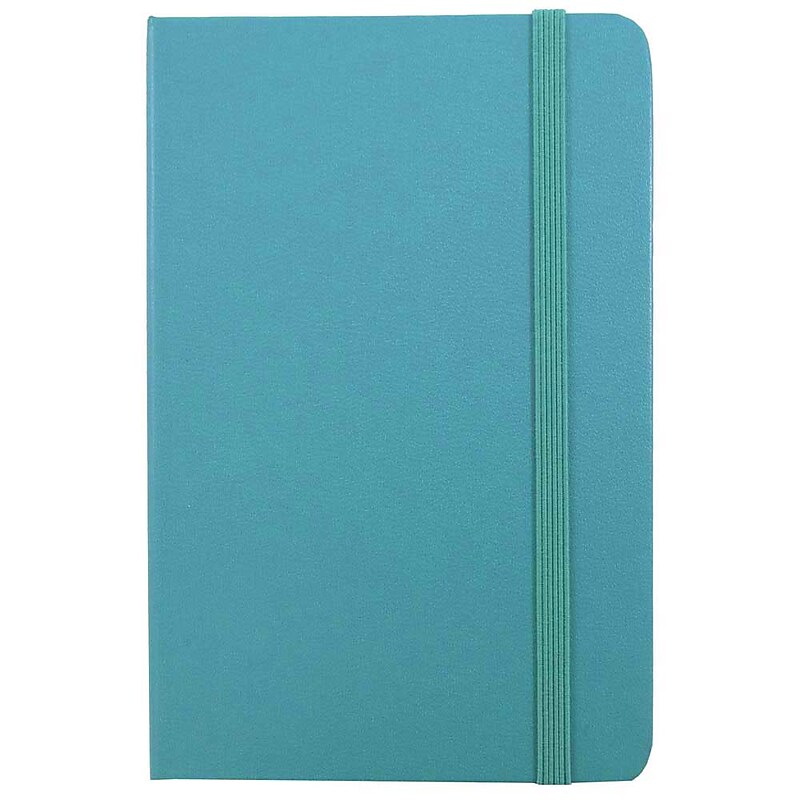 JAM Paper Professional Notebooks, 5.8" x 8.3", Wide Ruled, 70 Sheets, Blue (340528855) image 1