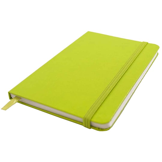 JAM Paper Professional Notebooks, 4" x 6", Wide Ruled, 70 Sheets, Green (340528852)~#|#~m002869939_sc7