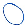 JAM Paper Colored Multi-Purpose #33 Rubber Bands, 3.5" x 0.125", Non-Latex, Blue, 100/Pack (333RBBU)~#|#~m002870157_sc7