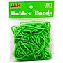 JAM Paper Multi-Purpose #33 Rubber Bands, 3.5" x 0.125", Non-Latex, Green, 100/Pack (333RBGR)~#|#~m002870158_sc7