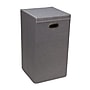 Household Essentials Collapsible Hamper with Lid, Fiberboard, Gray (5620)~#|#~m002908565_sc7