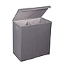Household Essentials Collapsible 2-Section Laundry Sorter with Lid, Fiberboard, Gray (5622)~#|#~m002908570_sc7