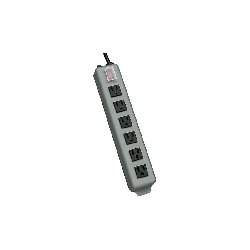 Tripp Lite 6 Outlet Power Strip, Black (UL24CB-15) image 1