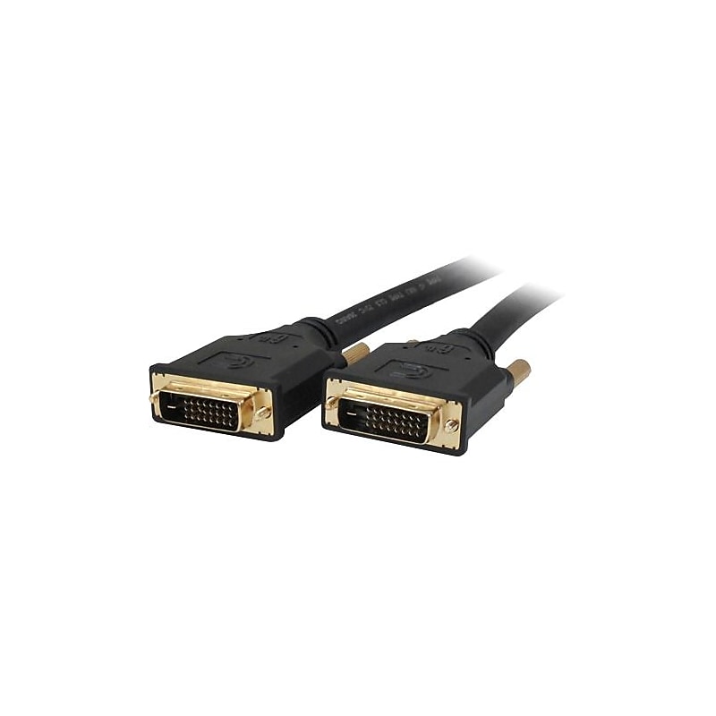 Comprehensive® Pro AV/IT Series DVI-DVI-3PROBLK 3' DVI-D Male/Male Digital Video Cable, Black image 1