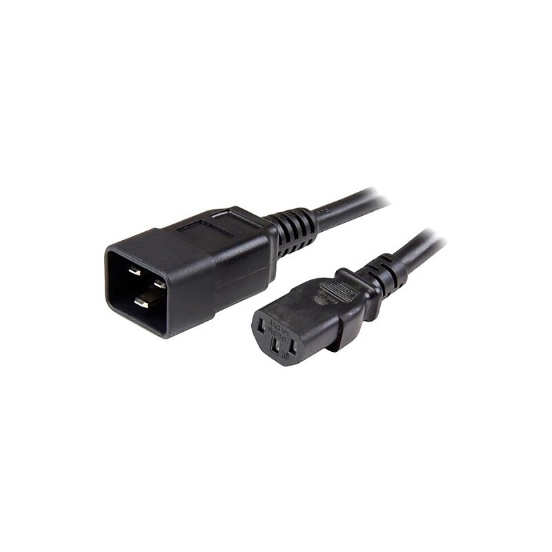 StarTech® 6 ft Heavy Duty 14 AWG Computer Power Cord - C13 to C20 image 1