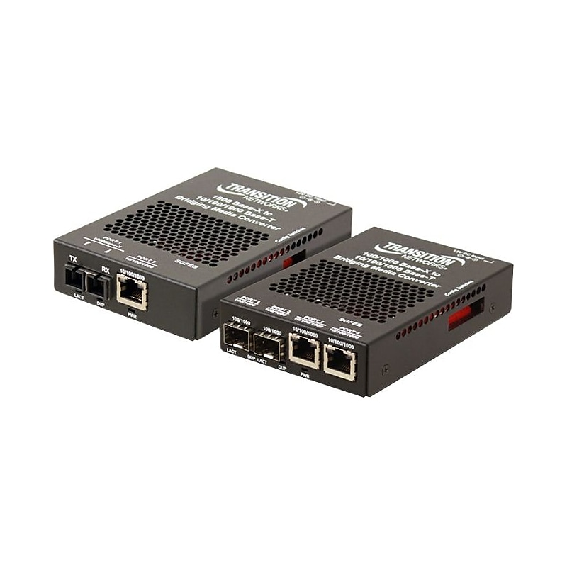 Transition Networks® SGFEB1040-130 1 Port RJ45 to SFP Stand Alone Fast Ethernet Media/Rate Converter image 1