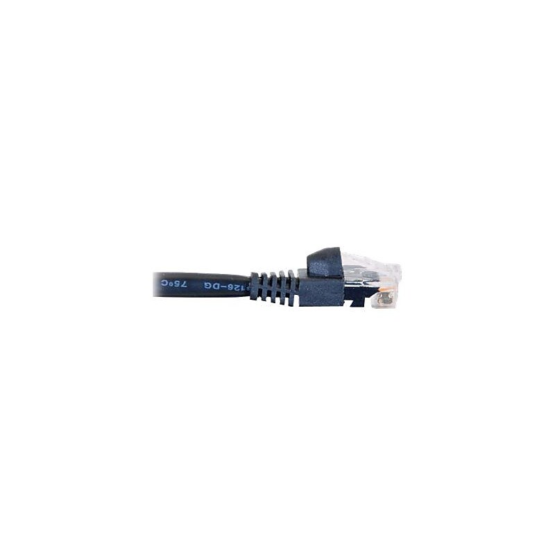 15ft Cat5e Snagless Unshielded (UTP) Network Patch Cable - Black image 1