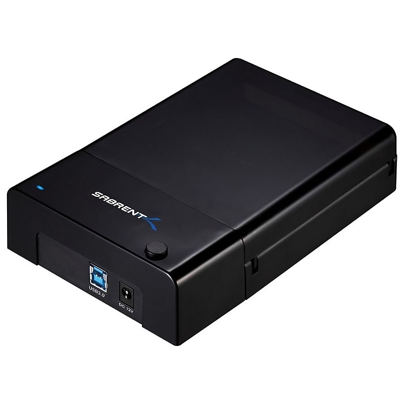 Sabrent™ 2 1/2"/3 1/2" SATA External Hard Drive Flat Docking Station (EC-DFLT) image 1