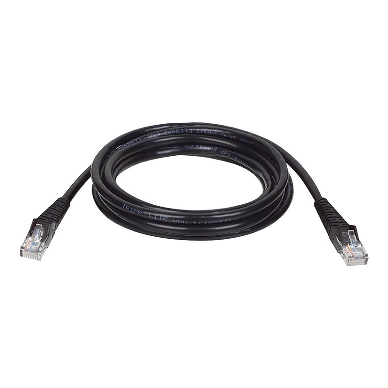 Tripp Lite patch cable, 7 ft, black image 1