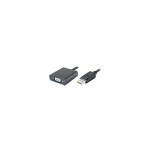 AddOn Displayport to VGA Converter Adapter, Black Staples