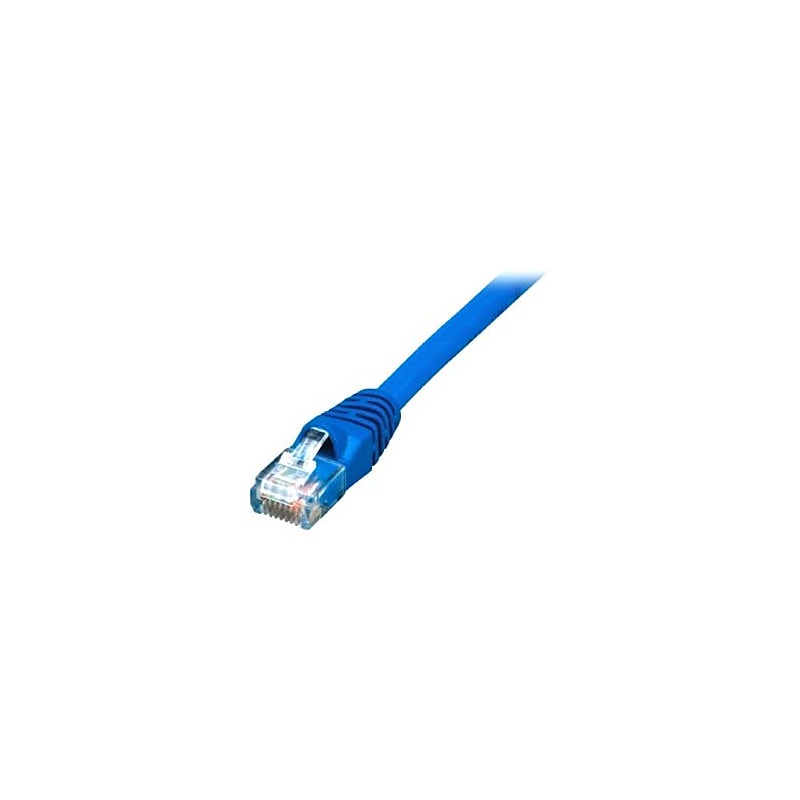 Comprehensive® CAT6A-7BLU 7' RJ-45 Male/Male Cat6a Shielded Patch Cable, Blue image 1