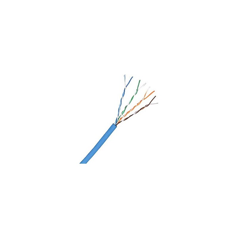 Comprehensive® Cat6B-1000 1000' Bare Wire Cat6 Solid Bulk Cable, Blue image 1