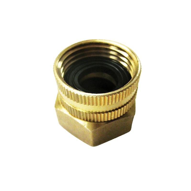 Sun Joe Dual Swivel Brass Connector; Fits SPX Pressure Washer Series, 3/4-In. by 3/4-In. (SPX-BSC) image 1