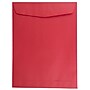 JAM Paper 9" x 12" Open End Catalog Colored Envelopes, Red Recycled, 10/Pack (80329B)~#|#~m002934029_sc7