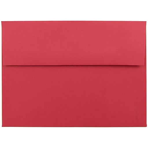 Holiday Red A7 Envelopes 5 1/4 x 7 1/4 – 10 Pack – Donahue Paper