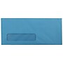 JAM Paper #10 Business Window Envelope, 4 1/8" x 9 1/2", Blue, 50/Pack (5156476I)~#|#~m002934176_sc7
