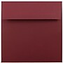 JAM Paper 6 x 6 Square Invitation Envelopes, Dark Red, 25/Pack (31511296)~#|#~m002934223_sc7
