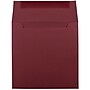 JAM Paper 6 x 6 Square Invitation Envelopes, Dark Red, 25/Pack (31511296)~#|#~m002934224_sc7