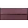 JAM Paper Open End #10 Business Envelope, 4 1/8" x 9 1/2", Burgundy, 50/Pack (36395840I)~#|#~m002934249_sc7