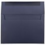 JAM Paper A7 Foil Lined Invitation Envelopes, 5.25 x 7.25, Black Linen with Silver Foil, 50/Pack (3243688I)~#|#~m002934261_sc7