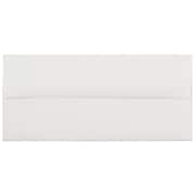 JAM Paper® #10 Business Strathmore Envelopes, 4.125 x 9.5, Bright White Laid, 50/Pack (191166I)