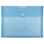 JAM Paper® Plastic Envelopes with Button and String Tie Closure, Letter Booklet, 9.75 x 13, Blue, 12/Pack (218B1BU)~#|#~m002934362_sc7