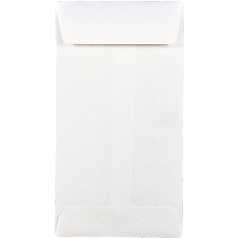 JAM Paper #5 Coin Business Envelopes, 2.875 x 5.25, White, Bulk 1000/Carton (016211217B) image 1