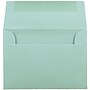 JAM Paper A2 Invitation Envelopes, 4.375 x 5.75, Aqua Blue, 25/Pack (1523981)~#|#~m002934471_sc7
