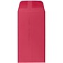 JAM Paper #7 Coin Business Colored Envelopes, 3.5 x 6.5, Red Recycled, Bulk 1000/Carton (355228282C)~#|#~m002934588_sc7