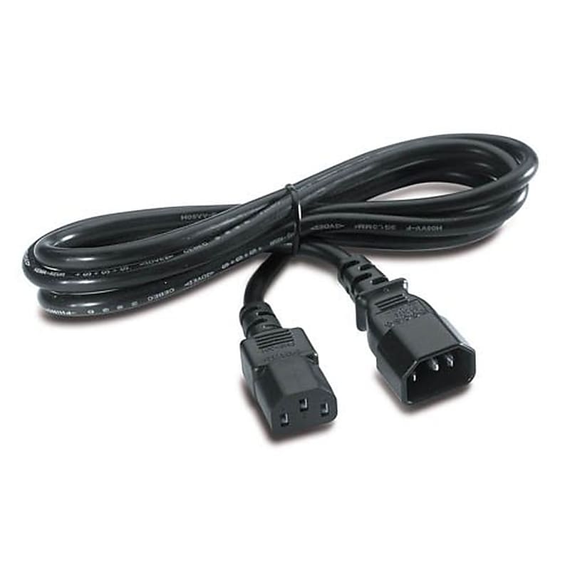 APC® Power Cord, 8.2', IEC-320 C14 to IEC-320 C13, Black image 1