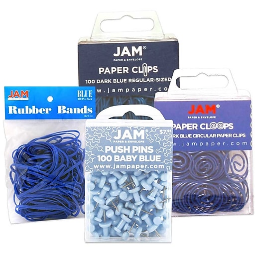 JAM Paper White Rubber Bands, #107, 50/Pack in the Clips & Fasteners  department at