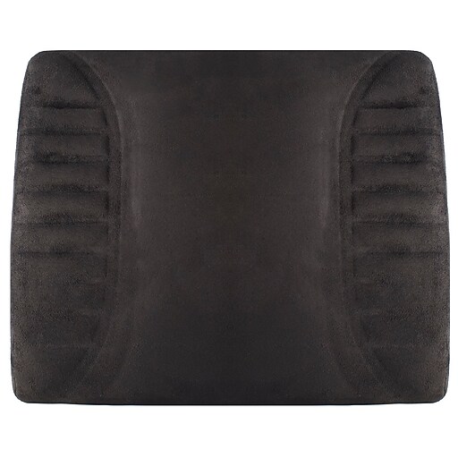 Comfort® Massaging Lumbar Back Support Cushion with Heat Staples